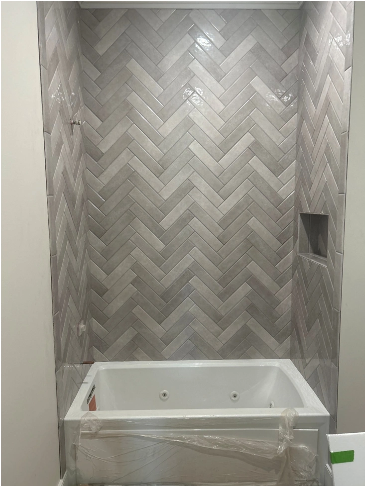 custom marble walk in shower renovation by premier hds 